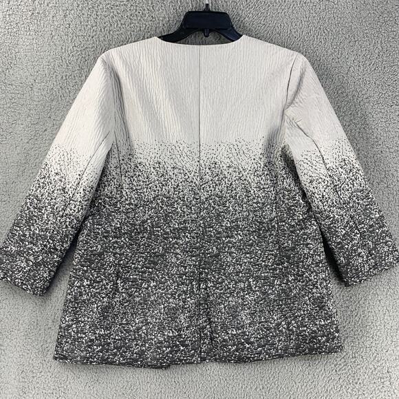 Chicos Shacket Womens Formal Blazer Jacket Sequin Shimmery Top 12 / 14 - Picture 9 of 11
